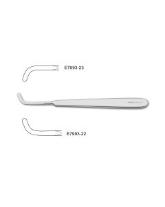 Cleft Palate Rasp, curved up, 5.0 mm wide, 5-1/2" (14.0 cm)