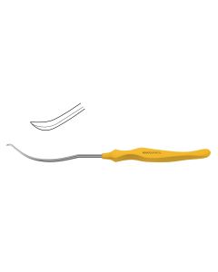 Endoplastic Facial Dissector W/ Ergonomic Handle, tip is bent up to accommodate delicate dissection sites