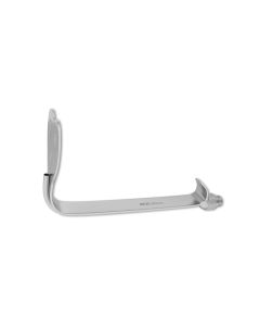 Wieder Breast & Facial Retractor, w/ fiber optic light, serrated blade, 5" (12.7 cm)