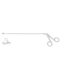 Jako-Kleinsasser Micro Laryngeal Cup Forceps, 1.0 mm cups, extremely delicate 8-5/8" (22.0 cm) shaft