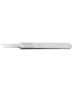 Micro Forceps, 9.0 mm wide flat handle, 45 degree angle