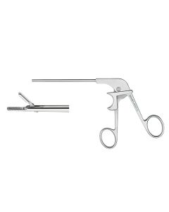 Spoon Grasper - Arthroscopic, w/ ratchet, working length 12.5 cm, serrated, straight