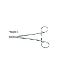 Hegar Needle Holder, stubby jaws