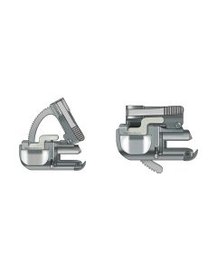 Universal Ring Retractor Self-Retaining Low Profile Rotating-Tilt Style Ratchet